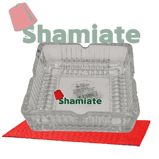 [001597 Small glass ashtray Petit cendrier en verre Petit cendrier en verreمنفضة سجائر زجاجية صغيرة ] منفضة سجائر زجاجية صغيرة