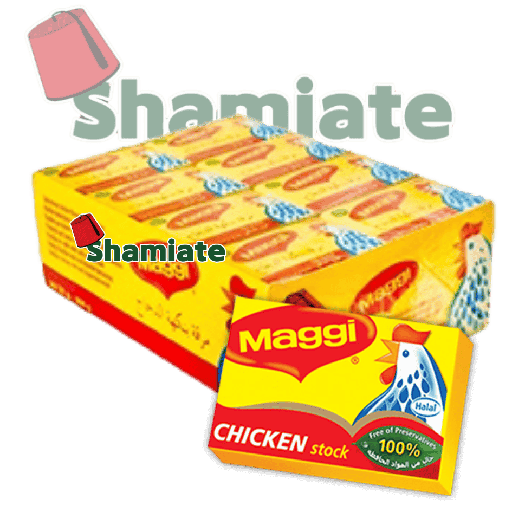 [001600 Chicken Broth (Maggi, Cube, 24 x 21 gm, 24 Pieces) Bouillon de Poulet (Maggi, Cube, 24 x 21 gm, 24 Pièces) Bouillon de Poulet (Maggi, Cube, 24 x 21 gm, 24 Pieces)مرق الدجاج (ماجي، مكعب، 24 × 21 جم، 24 قطعة) ] Bouillon de Poulet (Maggi, Cube, 24 x 21 gm, 24 Pièces)