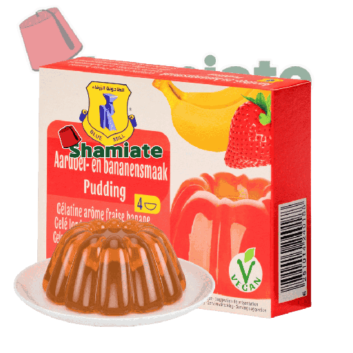 [001626 Jelly (Blue Mill, Banana & Strawberry, 85 gm, 48 Pieces) Gelée (Blue Mill, Banane & Fraise, 85 gm, 48 Pièces) Gelee (Blue Mill, Banane & Fraise, 85 gm, 48 Pieces)جيلي (الطاحونة الزرقاء, موز & فراولة, 85 غرام, 48 وحدة) ] جيلي (الطاحونة الزرقاء, موز & فراولة, 85 غرام, 48 وحدة)