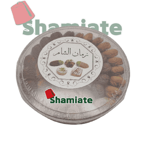 [001723 Oriental Pastry (Zaman Al Sham, Petit four, 500 gm, 14 Pieces) Pâtisserie Orientale (Zaman Al Sham, Petit four, 500 gm, 14 Pièces) Patisserie Orientale (Zaman Al Sham, Petit four, 500 gm, 14 Pieces) حلويات سوري فاخرة (زمان الشام, بيتية فور, 500 غرام, 14 وحدات) ] Oriental Pastry (Zaman Al Sham, Petit four, 500 gm, 14 Pieces)