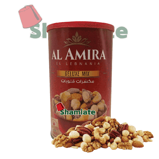 [001753 Dried Fruit Mix (Al Amira El Lebnania, Deluxe Mix Red Box, 450 gm, 12 Pieces) Mélange de Fruits Secs (Al Amira El Lebnania, Deluxe Mix Boîte Rouge, 450 gm, 12 Pièces) Melange de Fruits Secs (Al Amira El Lebnania, Deluxe Mix Boite Rouge, 450 gm, 12 Pieces)مزيج فواكه مجففة (الأميرة اللبنانية، مزيج فاخر، علبة حمراء، 450 غرام، 12 قطعة) ] Mélange de Fruits Secs (Al Amira El Lebnania, Deluxe Mix Boîte Rouge, 450 gm, 12 Pièces)