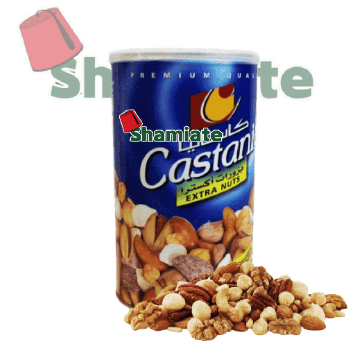 [2744 Mix Nuts (Castania, Extra Blue Box, 450 gm, 12 Pieces) Mélange de Fruits Secs (Castania, Extra Boîte Bleue, 450 gm, 12 Pièces) Melange de Fruits Secs (Castania, Extra Boite Bleue, 450 gm, 12 Pieces)مكسرات مشكلة (كاستانيا, علبة زرقاء اكسترا, 450 غرام, 12 وحدة) ] Mix Nuts (Castania, Extra Blue Box, 450 gm, 12 Pieces)