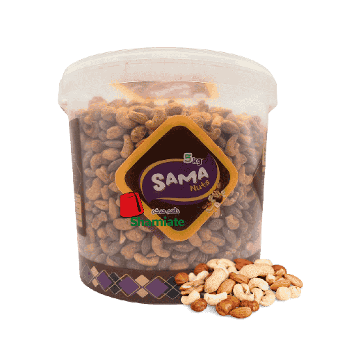 [001888 Roasted Dried Fruit Mix (Sama, Smoked Flavor, 5 Kg, 1 Piece) Mélange de Fruits Secs Grillés (Sama, Goût Fumé, 5Kg,1 Pièce) Melange de Fruits Secs Grilles (Sama, Gout Fume, 5Kg,1 Piece)( مكسرات مشكلة محمصة / مدخن (سما، 5 كلغ, 1 وحدة ] ( مكسرات مشكلة محمصة / مدخن (سما، 5 كلغ, 1 وحدة