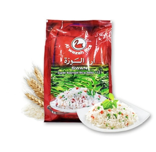[2780 Basmati Rice (Al Wazah, Long grain, 5 Kg, 4 Pieces) Riz Basmati (Al Wazah, Grain Long, 5 Kg, 4 Pièces) Riz Basmati (Al Wazah, Grain Long, 5 Kg, 4 Pieces)أرز بسمتي (الوزة, طويل الحبة, 5 كلغ, 4 وحدات) ] Riz Basmati (Al Wazah, Grain Long, 5 Kg, 4 Pièces)