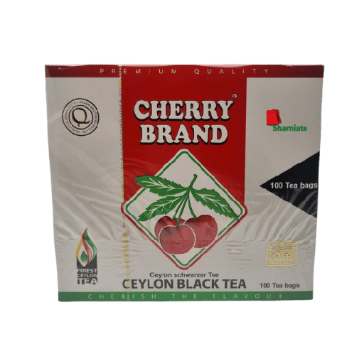 [001961 Black Tea (Cherry Brand (Karazeh), Ceylon in Bags, 100 x 1 gm, 36 Pieces) Thé Noir (Cherry Brand (Karazeh), Ceylon en Sachets, 100 x 1 gm, 36 Pièces) The Noir (Cherry Brand (Karazeh), Ceylon en Sachets, 100 x 1 gm, 36 Pieces)شاي أسود (كرزة، سيلان، أكياس، 100 كيس × 1 غرام، 36 كيس) ] شاي أسود (كرزة، سيلان، أكياس، 100 كيس × 1 غرام، 36 كيس)