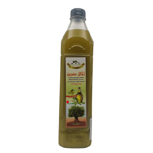 [001974 Olive Oil (Cibal Afrén, Extra Virgin Syrian, 1L, 12 Pieces) Huile D'Olive (Cibal Afrén, Extra Vierge Syrien, 1l, 12 Pièces) Huile D'Olive (Cibal Afren, Extra Vierge Syrien, 1l, 12 Pieces)زيت زيتون (جبال عفرين، بكر سوري، 1 لتر، 12 قطعة) ] Huile D'Olive (Cibal Afrén, Extra Vierge Syrien, 1l, 12 Pièces)