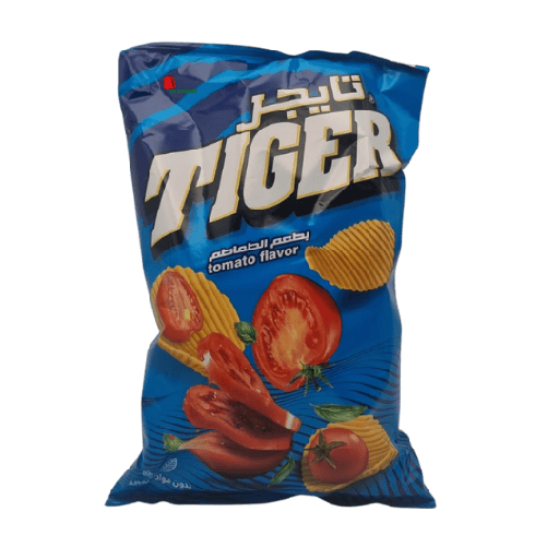[001976 Chips (Tiger, Tomato, 90g, 12 Pieces) Chips (Tiger, Tomates, 90 gm, 12 Pièces) Chips (Tiger, Tomates, 90 gm, 12 Pieces)شيبس (تايجر,طماطم , 90 غرام, 12 وحدة) ] Chips (Tiger, Tomates, 90 gm, 12 Pièces)