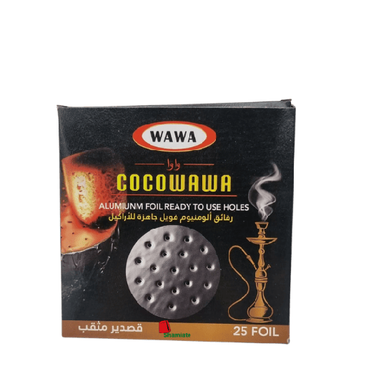 [002004 Aluminum Foil (Wawa, Special Hookah/Shisha, 50 Pieces) Papier Aluminium (Wawa, Spécial Narguilé/Chicha, 50 Pièces) Papier Aluminium (Wawa, Special Narguile/Chicha, 50 Pieces)ورق الالمنيوم (واوا, خاصة للنرجيلة, 50 وحدة) ] ورق الالمنيوم (واوا, خاصة للنرجيلة, 50 وحدة)