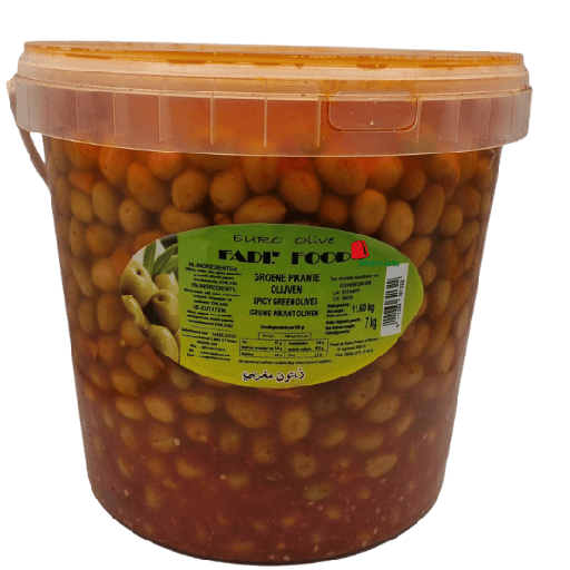 [002012 Moroccan Green Olives (Spicy, 11.60Kg, 1 Piece) Olives Vertes Marocaines (Épicées, 11.60Kg, 1 Pièce) Olives Vertes Marocaines (Epicees, 11.60Kg, 1 Piece)زيتون أخضر مغربي (حار، 11.60 كجم ، قطعة واحدة) ] زيتون أخضر مغربي (حار، 11.60 كجم ، قطعة واحدة)