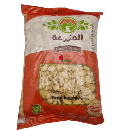[002042 Dried Fava Beans, Farm (Egypt, Crushed, 500g, 20 Pieces) Fèves Séchées, Ferme (Egypte, Concassées, 500 gm, 20 Pièces) Feves Sechees, Ferme (Egypte, Concassees, 500 gm, 20 Pieces)فول مجفف،المزرعة (مصر، مجروش، 500 غرام، 20 قطعة) ] فول مجفف،المزرعة (مصر، مجروش، 500 غرام، 20 قطعة)