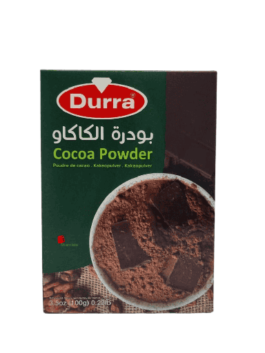 [002051 Cocoa Powder (Durra, 100g, 12 Pieces) Poudre De Cacao (Durra, 100 gm, 12 Pièces) Poudre De Cacao (Durra, 100 gm, 12 Pieces)مسحوق الكاكاو (الدرة، 100 غرام، 12 قطعة) ] مسحوق الكاكاو (الدرة، 100 غرام، 12 قطعة)