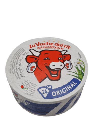 [002058 Spreadable Cheese (The Laughing Cow, Box of 24 Triangles, 360 gm, 18 Pieces) Fromage à Tartiner (La Vache Qui Rit, Boîte de 24 Triangles, 360 gm, 18 Pièces) Fromage a Tartiner (La Vache Qui Rit, Boite de 24 Triangles, 360 gm, 18 Pieces)جبنة قابلة للدهن (البقرة الضاحكة، علبة من 24 مثلثًا، 360 غرام، 18 قطعة) ] Spreadable Cheese (The Laughing Cow, Box of 24 Triangles, 360 gm, 18 Pieces)