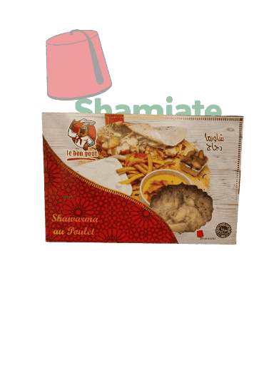 [002128 Frozen Chicken Shawarma (Shamiate, (500g, 10 Pieces) Shawarma Poulet, Surgelée (Shamiate, (500 gm, 10 Pièces) Shawarma Poulet, Surgelee (Shamiate, (500 gm, 10 Pieces)شاورما دجاج مجمدة (شاميات، 500 غرام، 10 قطع) ] Frozen Chicken Shawarma (Shamiate, (500g, 10 Pieces)