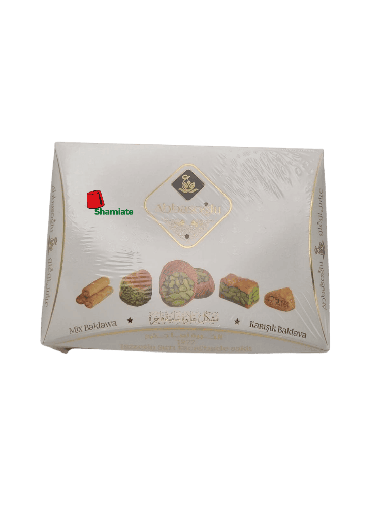 [002151 Oriental Pastry (Abbasoglu, Mixed Baklawa Extra, 150 gm, 18 Pieces) Pâtisserie Orientale (Abbasoglu, Baklawa Mixte Extra, 150 gm, 18 Pièces) Patisserie Orientale (Abbasoglu, Baklawa Mixte Extra, 150 gm, 18 Pieces) حلويات سورية فاخرة (عباس اوغلو, بقلاوة مشكلة اكسترا, 150 غرام, 18 وحدة) ] Oriental Pastry (Abbasoglu, Mixed Baklawa Extra, 150 gm, 18 Pieces)