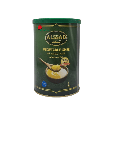 [002161 Ghee - Vegetable Clarified Butter, Animal Flavor - Samen (Alssad, 1 Liter, 12 Pieces) Ghee - Beurre Clarifié Végétal Saveur Animal - Samen (Alssad, 1 Litre, 12 Pièces) Ghee - Beurre Clarifie Vegetal Saveur Animal - Samen (Alssad, 1 Litre, 12 Pieces)سمنة (السعد,نباتية بنكهة حيوانية ,  1 لتر , 12 وحدة) ] Ghee - Beurre Clarifié Végétal Saveur Animal - Samen (Alssad, 1 Litre, 12 Pièces)