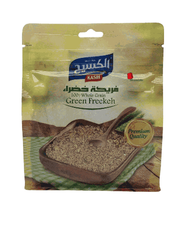 [002169 Freekeh (Kasih, 750 gm, 12 Pièces) Freekeh (Kasih, 750 gm, 12 Pièces) Freekeh (Kasih, 750 gm, 12 Pieces)فريكة (الكسيح, 750 غرام, 12 وحدة) ] فريكة (الكسيح, 750 غرام, 12 وحدة)