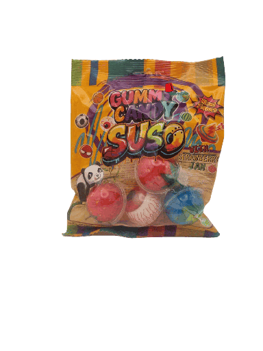 [002180 Gummy Candy, Orange (Suso Gummy Candy, 18gm x 4 x 80 Pieces) BONBONS GÉLIFIÉS, Orange (Gummy Candy Suso, 18gm x 4 x 80 Pièces) BONBONS GELIFIES, Orange (Gummy Candy Suso, 18gm x 4 x 80 Pieces)حلوى جيلاتينية، برتقالية (سوسو، 18 جم × 4 × 80 قطعة) ] حلوى جيلاتينية، برتقالية (سوسو، 18 جم × 4 × 80 قطعة)