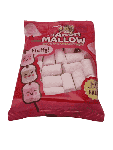 [002195 Pink Marshmallow (Al Fakhr 65g x 28 Pieces) Guimauve (Marshmallow) Rose (Al Fakhr 65g x 28 Pièces) Guimauve (Marshmallow) Rose (Al Fakhr 65g x 28 Pieces)حلوى المارشميلو الوردية (الفاخر 65 غرام × 28 قطعة) ] حلوى المارشميلو الوردية (الفاخر 65 غرام × 28 قطعة)