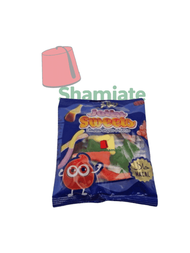 [002209 Dark Blue Gummy Candies (Alfakhr, Mixed, 80g x 30 Pieces) Bonbons Gélifiés Bleus Foncés (Alfakhr, Mixte, 80 gm x 30 Pièces) Bonbons Gelifies Bleus Fonces (Alfakhr, Mixte, 80 gm x 30 Pieces)حلوى جيلاتينية زرقاء داكنة (الفاخر، مشكلة، 80 غرام × 30 قطعة) ] Dark Blue Gummy Candies (Alfakhr, Mixed, 80g x 30 Pieces)