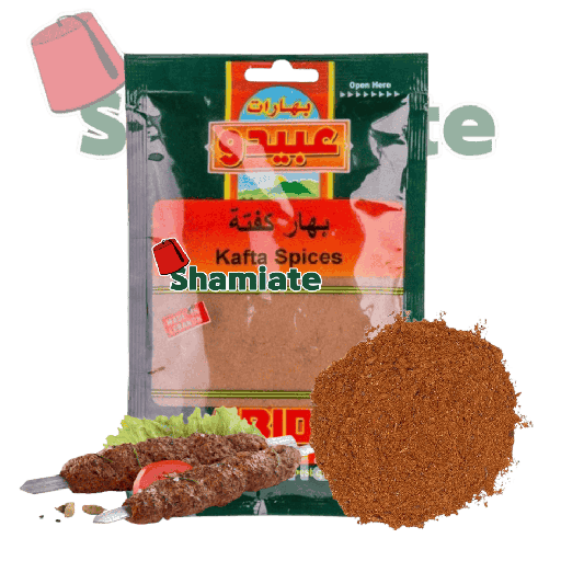 [2883 Kefta Spices (Abido, 50 gm, 10 Pieces) Épices Kefta (Abido, 50 gm, 10 Pièces) Epices Kefta (Abido, 50 gm, 10 Pieces)بهارات كفتة (عبيدو, بلا, 50 غرام, 10 وحدات) ] بهارات كفتة (عبيدو, بلا, 50 غرام, 10 وحدات)