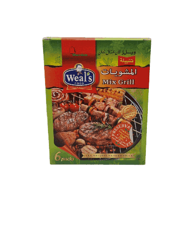 [002241 Grilling Spices (Weal's Food, 6 x 50g, 1 Piece) Épices Grillade ( Weal's Food, 6 x 50 gm, 1 Pièce) Epices Grillade ( Weal's Food, 6 x 50 gm, 1 Piece)بهارات الشواء (ويلز فودز، 6 × 50 غرام، قطعة واحدة) ] Épices Grillade ( Weal's Food, 6 x 50 gm, 1 Pièce)