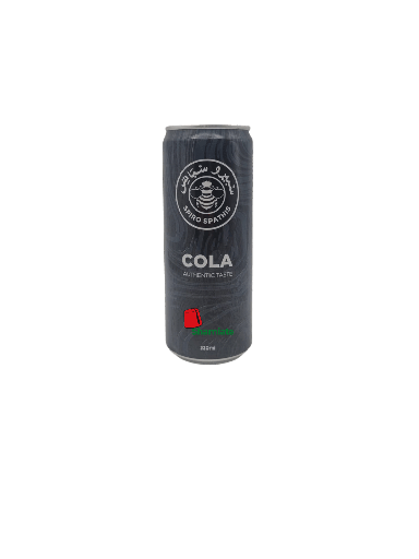 [002322 Canned Cola Drink (Spiro Spathis, 330 ml, 24 cans) Boisson en Cannette, Cola (Spiro Spathis, 330 ml, 24 Pièces) Boisson en Cannette, Cola (Spiro Spathis, 330 ml, 24 Pieces)مشروب معلب، كولا (سبيرو سباثيس، 330 مل، 24 قطعة) ] مشروب معلب، كولا (سبيرو سباثيس، 330 مل، 24 قطعة)