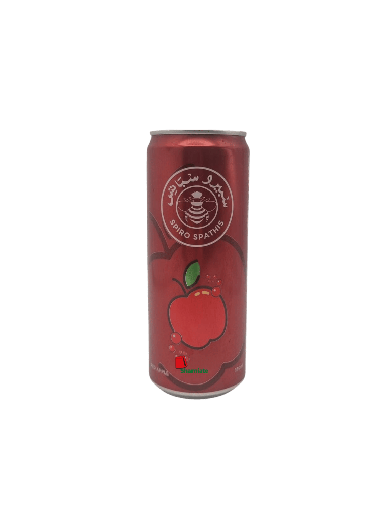 [002324 Canned Drink, Apple (Spiro Spathis, 330 ml, 24 Units) Boisson en Cannette, Pomme (Spiro Spathis, 330 ml, 24 Pièces) Boisson en Cannette, Pomme (Spiro Spathis, 330 ml, 24 Pieces)مشروب معلب، تفاح (سبيرو سباثيس، 330 مل، 24 قطعة) ] Boisson en Cannette, Pomme (Spiro Spathis, 330 ml, 24 Pièces)