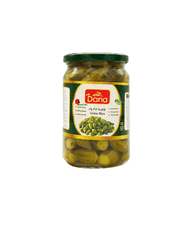 [002339 Green Okra (Dana, 650 gm, 12 Pieces) Gombo Vert ( Dana, 650 gm, 12 Pièces) Gombo Vert ( Dana, 650 gm, 12 Pieces)بامية خضراء (دانا, 650 غرام, 12 وحدة) ] Gombo Vert ( Dana, 650 gm, 12 Pièces)