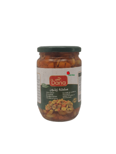 [002340 Olives Salad (Dana, 600 gm, 12 Pieces) Salade d'Olives (Dana, 600 gm, 12 Pièces) Salade d'Olives (Dana, 600 gm, 12 Pieces)سلطة زيتون (دانا,  600 غرام, 12 وحدة) ] Salade d'Olives (Dana, 600 gm, 12 Pièces)