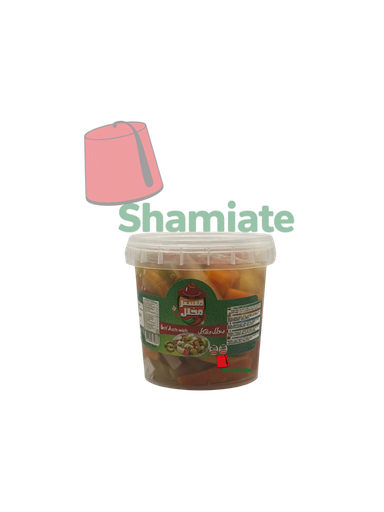 [002400 Pickled Mixed Vegetables (1250gm, 6 Pieces) Légumes Mixtes Marinés (Mester,1250 gm, 6 Pièces) Legumes Mixtes Marines (Mester,1250 gm, 6 Pieces)مخلل (كبيس) خضروات مشكلة ( 1250 غرام, 6 وحدات) ] مخلل (كبيس) خضروات مشكلة ( 1250 غرام, 6 وحدات)