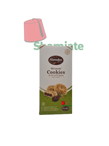 [002405 Date & Cardamom Maamoul (Hamdan, 20 x 20g, 12 Pieces) Maamoul aux Dattes & Cardamome (Hamdan, 20 x 20 gm, 12 Pièces) Maamoul aux Dattes & Cardamome (Hamdan, 20 x 20 gm, 12 Pieces)معمول بالتمر والهيل (حمدان، 20 × 20 جم، 12 قطعة) ] معمول بالتمر والهيل (حمدان، 20 × 20 جم، 12 قطعة)