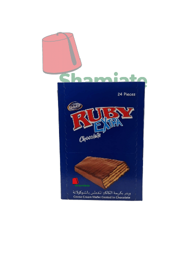 [002457 Chocolate-Coated Cocoa Cream Wafer (Ruby, 24 x 12 pieces) Gaufrette à la Crème de Cacao Enrobée de Chocolat (Ruby, 24 X 12 Pièces) Gaufrette a la Creme de Cacao Enrobee de Chocolat (Ruby, 24 X 12 Pieces)ويفر بكريمة الكاكاو مغطى بالشوكولاتة (روبي، 24 × 12 قطعة) ] Gaufrette à la Crème de Cacao Enrobée de Chocolat (Ruby, 24 X 12 Pièces)