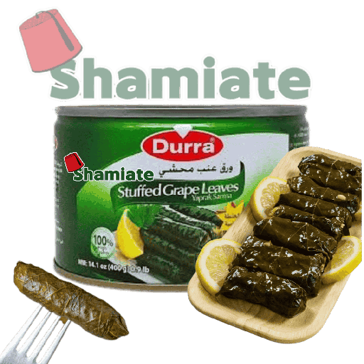 [4980 Grape Leaves Stuffed with Rice (Yalanji) (Durra, 400 gm, 24 Pieces) Feuilles De Vigne Farcie au Riz (Yalanji) (Durra, 400 gm, 24 Pièces) Feuilles De Vigne Farcie au Riz (Yalanji) (Durra, 400 gm, 24 Pieces)يالنجي (الدرة, بلا, 400 غرام, 24 وحدة) ] Feuilles De Vigne Farcie au Riz (Yalanji) (Durra, 400 gm, 24 Pièces)
