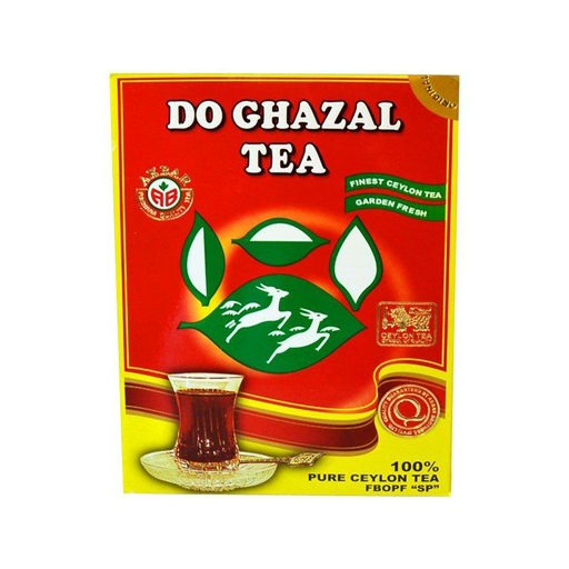 [5007 Red Tea (Do Ghazal, Ceylon, 500 gm, 24 Pieces) Thé Rouge (Do Ghazal, Ceylon, 500 gm, 24 Pièces) The Rouge (Do Ghazal, Ceylon, 500 gm, 24 Pieces)شاي احمر (دو غزال, سيلان, 500 غرام, 24 وحدة) ] Thé Rouge (Do Ghazal, Ceylon, 500 gm, 24 Pièces)