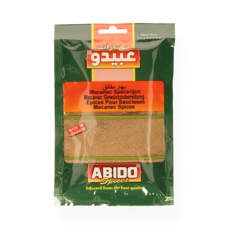 [5220 Macanec Spice (Abido, 50 gm, 10 Pieces) Épice Macanec (Abido, 50 gm, 10 Pièces) Epice Macanec (Abido, 50 gm, 10 Pieces)بهار مقانق (عبيدو, بلا, 50 غرام, 10 وحدات) ] Macanec Spice (Abido, 50 gm, 10 Pieces)