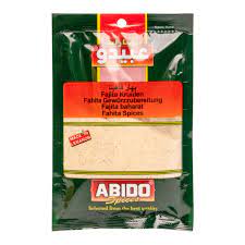 [5305 Fahita Spices (Abido, 50 gm, 10 Pieces) Épice Fahita (Abido, 50 gm, 10 Pièces) Epice Fahita (Abido, 50 gm, 10 Pieces)بهارات فاهيتا (عبيدو, بلا, 50 غرام, 10 وحدات) ] Épice Fahita (Abido, 50 gm, 10 Pièces)