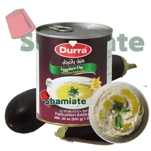 [5339 Eggplant Caviar (Durra, 850 gm, 12 Pieces) Caviar D’aubergine (Baba Ghanouj) (Durra, 850 gm, 12 Pièces) Caviar D'aubergine (Baba Ghanouj) (Durra, 850 gm, 12 Pieces)بابا غنوج (الدرة, بلا, 850 غرام, 12 وحدة) ] Caviar D’aubergine (Baba Ghanouj) (Durra, 850 gm, 12 Pièces)