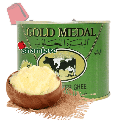 [5388 Butter Ghee - Samen (Gold Medal, 400 gm, 24 Pieces) Ghee - Beurre Clarifié - Samen (Gold Medal, 400 gm, 24 Pièces) Ghee - Beurre Clarifie - Samen (Gold Medal, 400 gm, 24 Pieces)سمنة (البقرة الحلوب, بلا, 400 غرام, 24 وحدة) ] سمنة (البقرة الحلوب, بلا, 400 غرام, 24 وحدة)