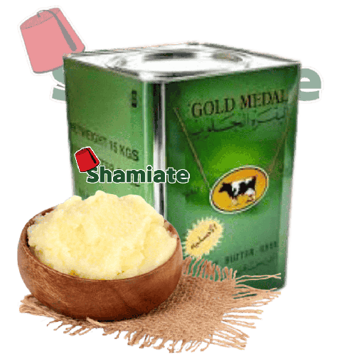 [5394 Butter Ghee - Samen (Gold Medal, 15 Kg, 1 Piece) Ghee - Beurre Clarifié - Samen (Gold Medal, 15 Kg, 1 Pièce) Ghee - Beurre Clarifie - Samen (Gold Medal, 15 Kg, 1 Piece)سمنة (البقرة الحلوب, بلا, 15 كلغ, 1 وحدة) ] Ghee - Beurre Clarifié - Samen (Gold Medal, 15 Kg, 1 Pièce)