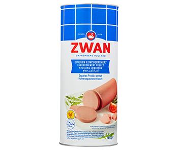 [5672 Canned Poultry Luncheon (Zwan, 850 gm, 12 Pieces) Luncheon Viande De Poulet (Zwan, 850 gm, 12 Pièces) Luncheon Viande De Poulet (Zwan, 850 gm, 12 Pieces)لحم دجاج معلب (زوان, بلا, 850 غرام, 12 وحدة) ] Luncheon Viande De Poulet (Zwan, 850 gm, 12 Pièces)