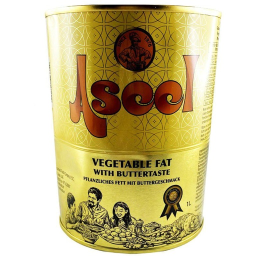 [5761 Butter Ghee - Samen (Aseel, Vegetable Fat, 1 l, 12 Pieces) Ghee - Beurre Clarifié - Samen (Aseel, Végétal, 1 l, 12 Pièces) Ghee - Beurre Clarifie - Samen (Aseel, Vegetal, 1 l, 12 Pieces)سمنة (أصيل, دهون نباتية, 1 لتر, 12 وحدة) ] Ghee - Beurre Clarifié - Samen (Aseel, Végétal, 1 l, 12 Pièces)