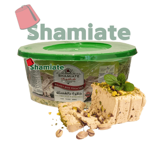 [6940 Halawa (Shamiate, Pistachio, 2 Kg, 8 Pieces) Halawa (Shamiate, Pistache, 2 Kg, 8 Pièces) Halawa (Shamiate, Pistache, 2 Kg, 8 Pieces)حلاوة (شاميات, فستق, 2 كلغ, 8 وحدات) ] Halawa (Shamiate, Pistachio, 2 Kg, 8 Pieces)
