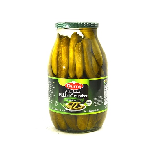 [2029 Pickled Cucumbers (Durra, 2.8 Kg, 4 Pieces) Concombres Marinés (Durra, 2.8 Kg, 4 Pièces) Concombres Marines (Durra, 2.8 Kg, 4 Pieces)مخلل (كبيس) خيار (الدرة, بلا, 2.8 كلغ, 4 وحدات) ] Concombres Marinés (Durra, 2.8 Kg, 4 Pièces)