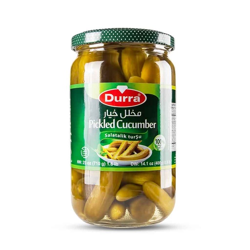 [2031 Pickled Cucumbers (Durra, 720 gm, 12 Pieces) Concombres Marinés (Durra, 720 gm, 12 Pièces) Concombres Marines (Durra, 720 gm, 12 Pieces)مخلل (كبيس) خيار (الدرة, بلا, 720 غرام, 12 وحدة) ] مخلل (كبيس) خيار (الدرة, بلا, 720 غرام, 12 وحدة)