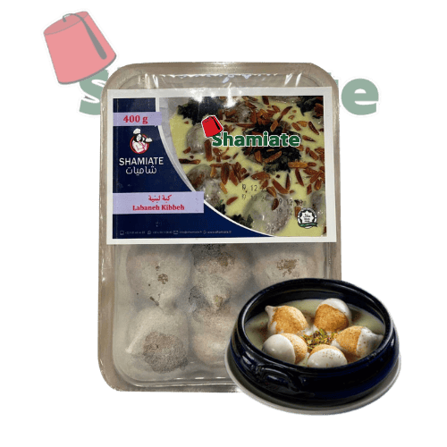 [7717 Frozen Kebbeh for Laban (Shamiate, 400 gm, 15 Pieces) Kebbeh pour Laban, Surgelée (Shamiate, 400 gm, 15 Pièces) Kebbeh pour Laban, Surgelee (Shamiate, 400 gm, 15 Pieces)كبة للبن مجمدة (شاميات, 400 غرام, 15 وحدة) ] كبة للبن مجمدة (شاميات, 400 غرام, 15 وحدة)