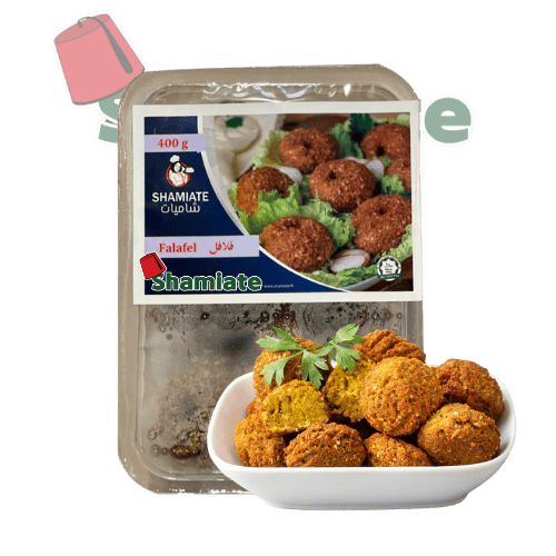 [7725 Falafel (Shamiate, 400 gm, 10 Pieces) Falafel (Shamiate, 400 gm, 10 Pièces) Falafel (Shamiate, 400 gm, 10 Pieces)فلافل (شاميات, 400 غرام, 10 وحدات) ] فلافل (شاميات, 400 غرام, 10 وحدات)