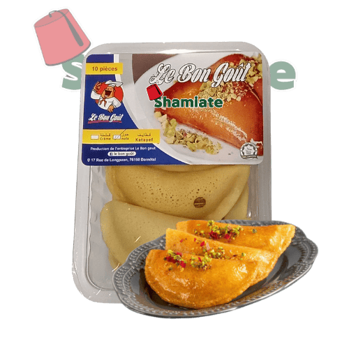 [7780 Walnut Qatayef (Shamiate, 12 Pieces) Katayef Noix (Shamiate, 12 Pièces) Katayef Noix (Shamiate, 12 Pieces)قطايف جوز (شاميات, بلا, بلا, 12 وحدة) ] قطايف جوز (شاميات, بلا, بلا, 12 وحدة)