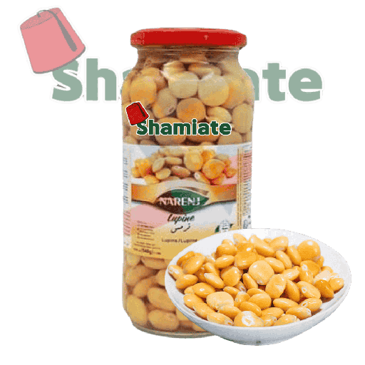 [7803 Lupine in Brine (Narenj, In Jar, 580 gm, 12 Pieces) Lupin en Saumure (Narenj, En Bocal, 580 gm, 12 Pièces) Lupin en Saumure (Narenj, En Bocal, 580 gm, 12 Pieces)ترمس محلى (نارنج, في جرة, 580 غرام, 12 وحدة) ] Lupine in Brine (Narenj, In Jar, 580 gm, 12 Pieces)
